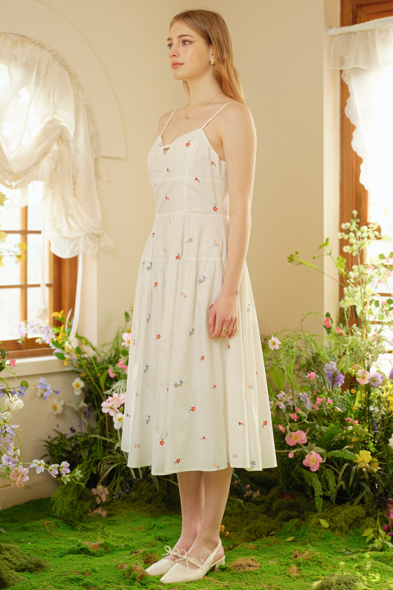 RP2294 - Cotton Embroidered Summer Dress (2S-2M-2L)