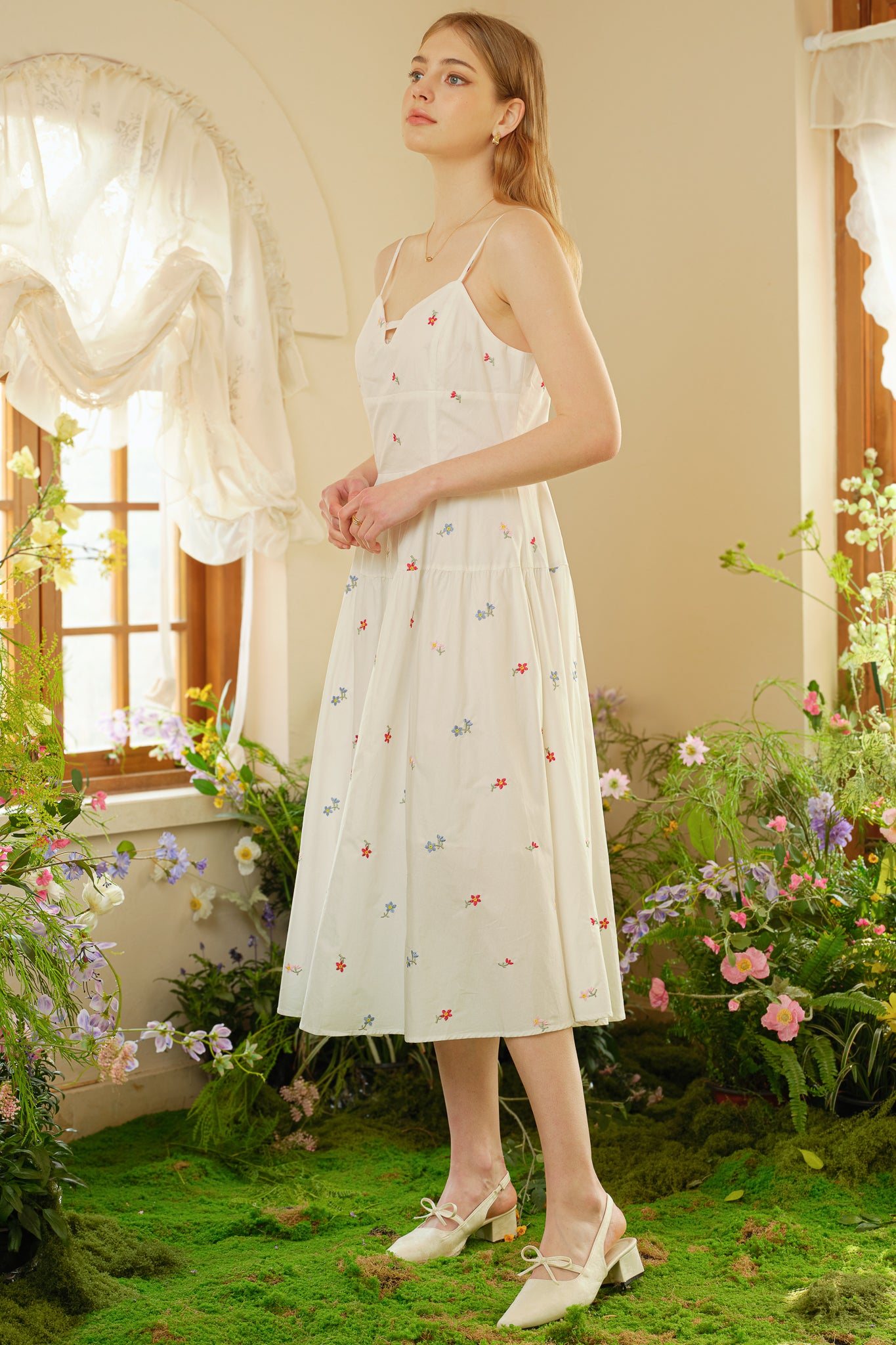 RP2294 - Cotton Embroidered Summer Dress (2S-2M-2L)