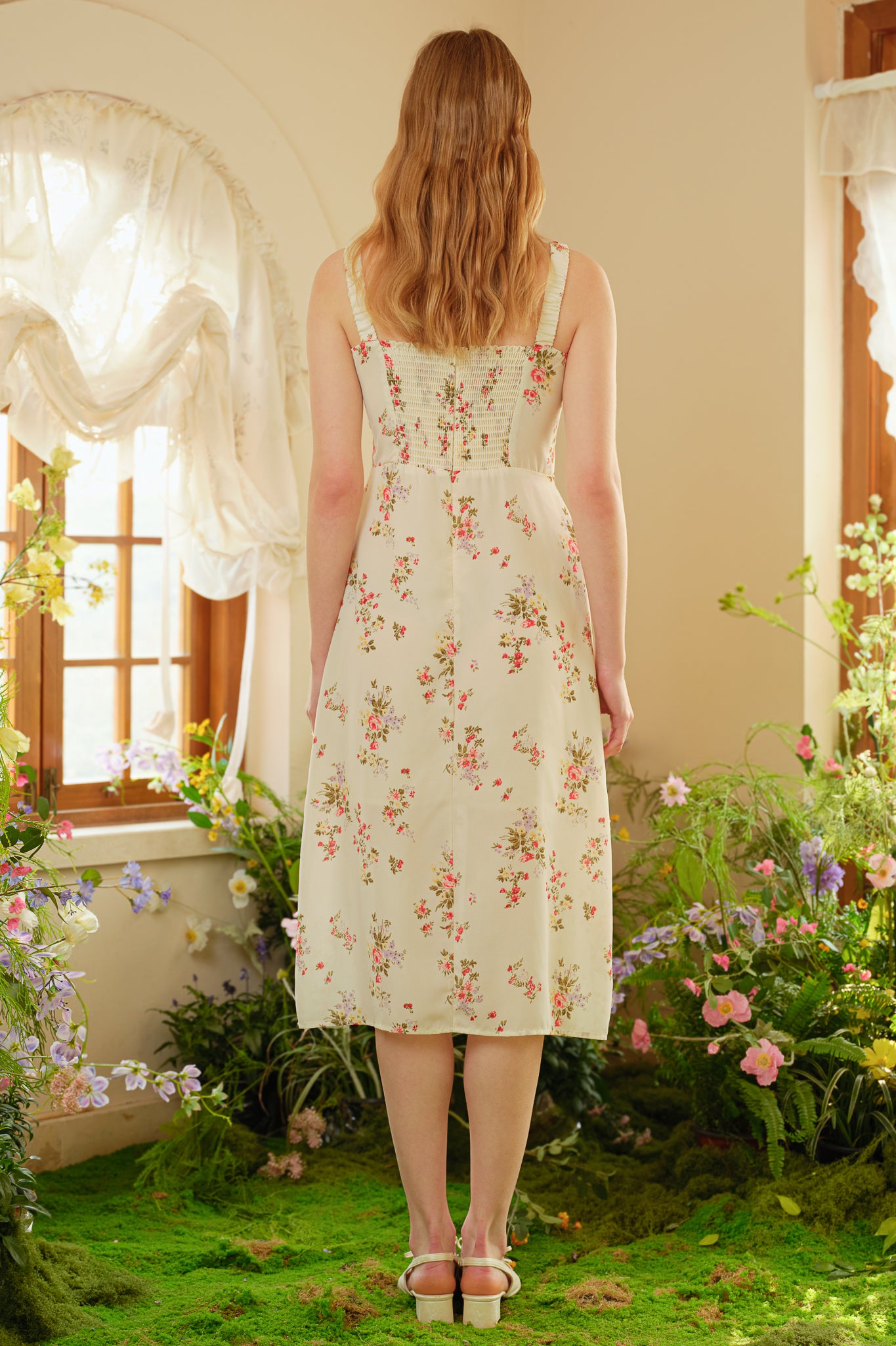RP2350 - Blooming Charm Midi Dress (2S-2M-2L)