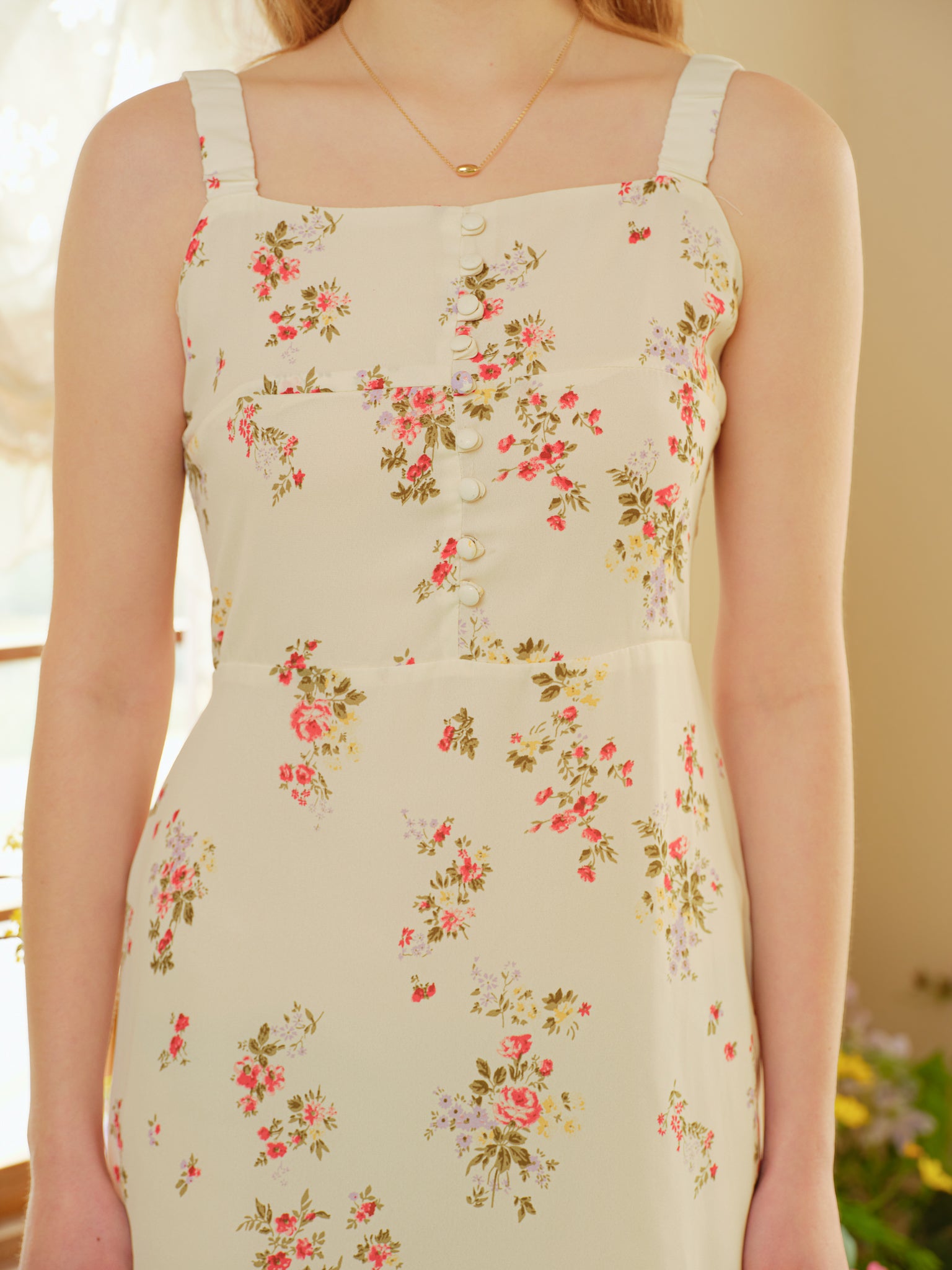 RP2350 - Blooming Charm Midi Dress (2S-2M-2L)