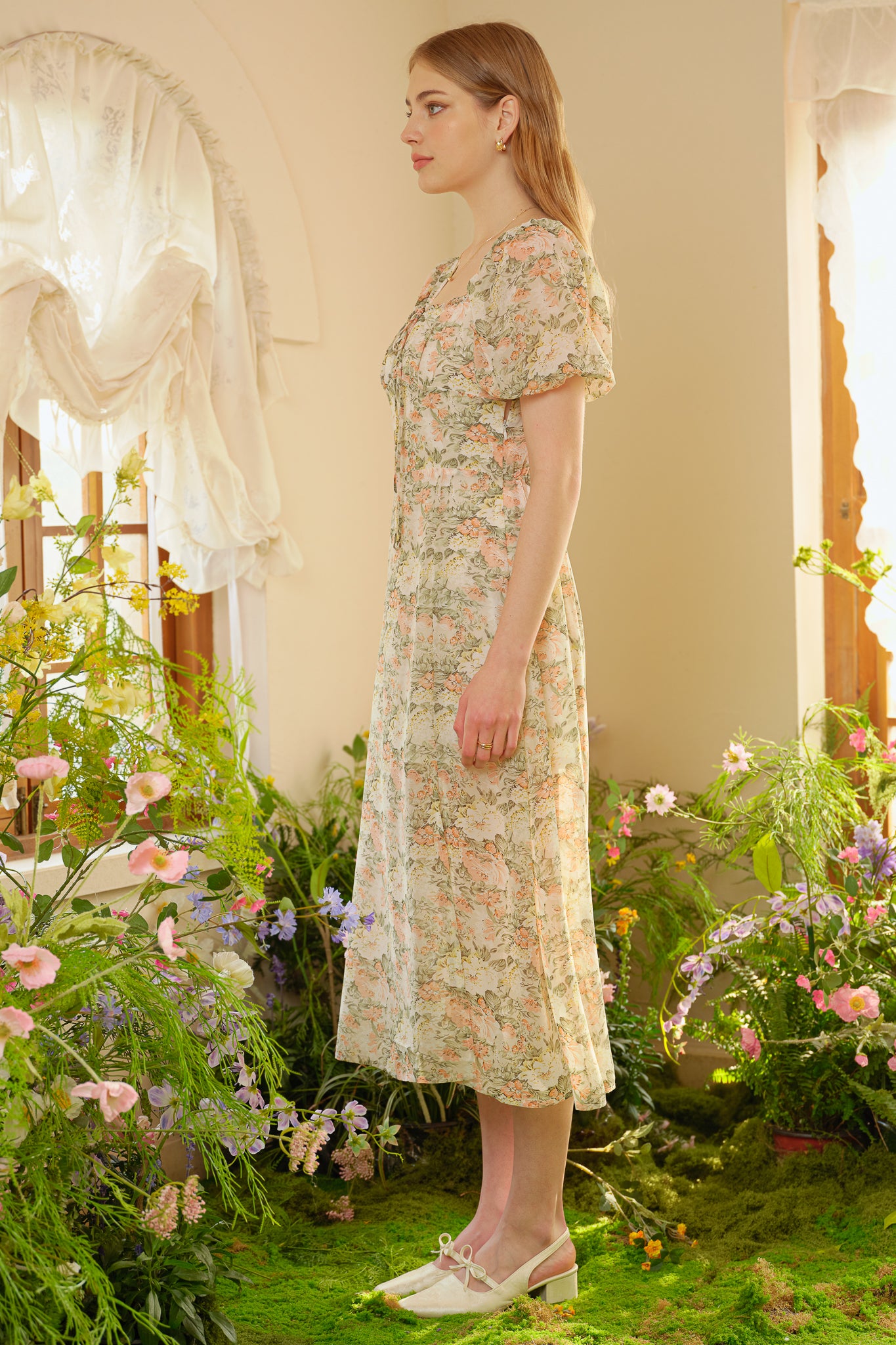RP2393 - Garden Party Split Dress (2S-2M-2L)