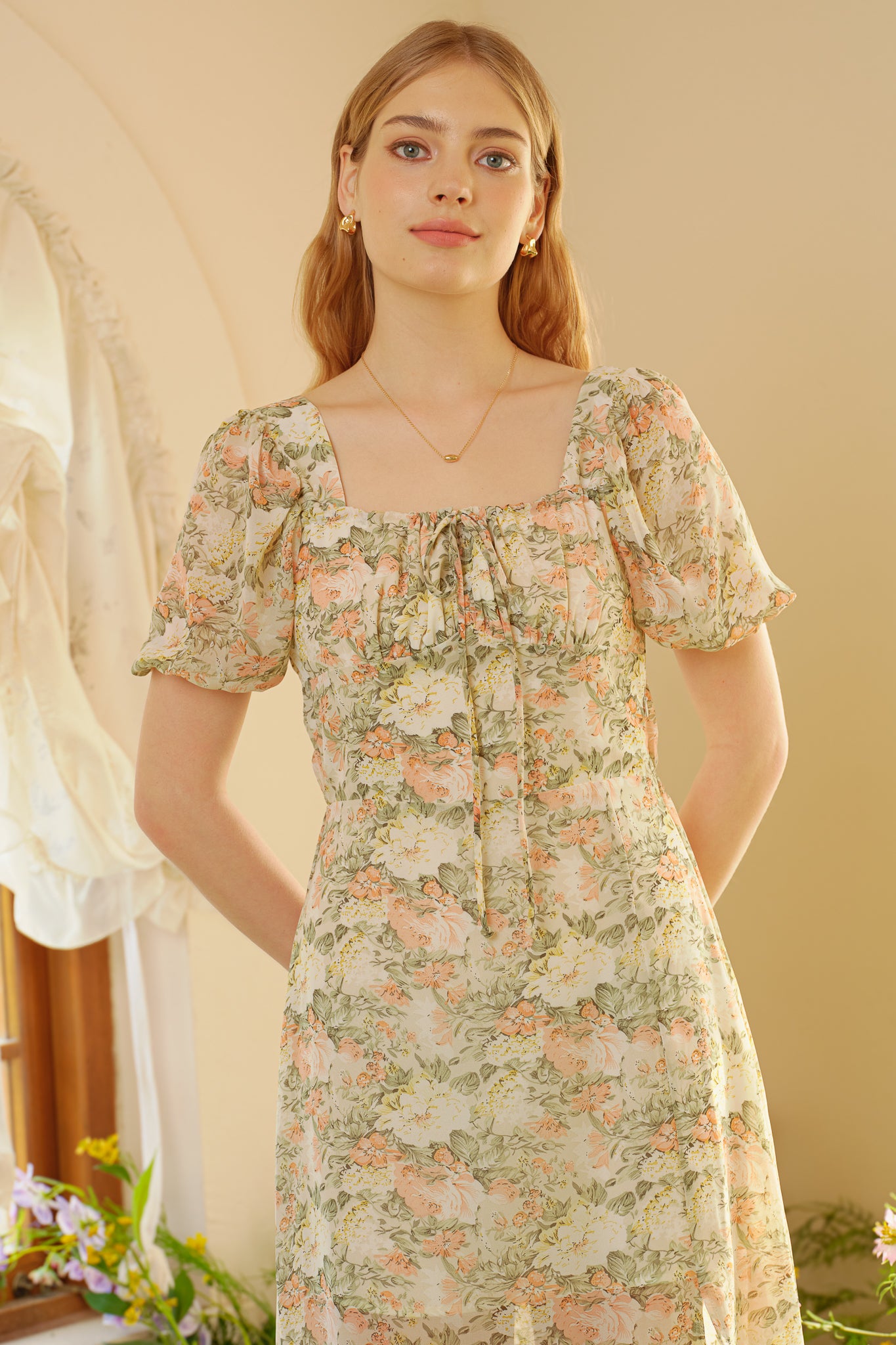 RP2393 - Garden Party Split Dress (2S-2M-2L)