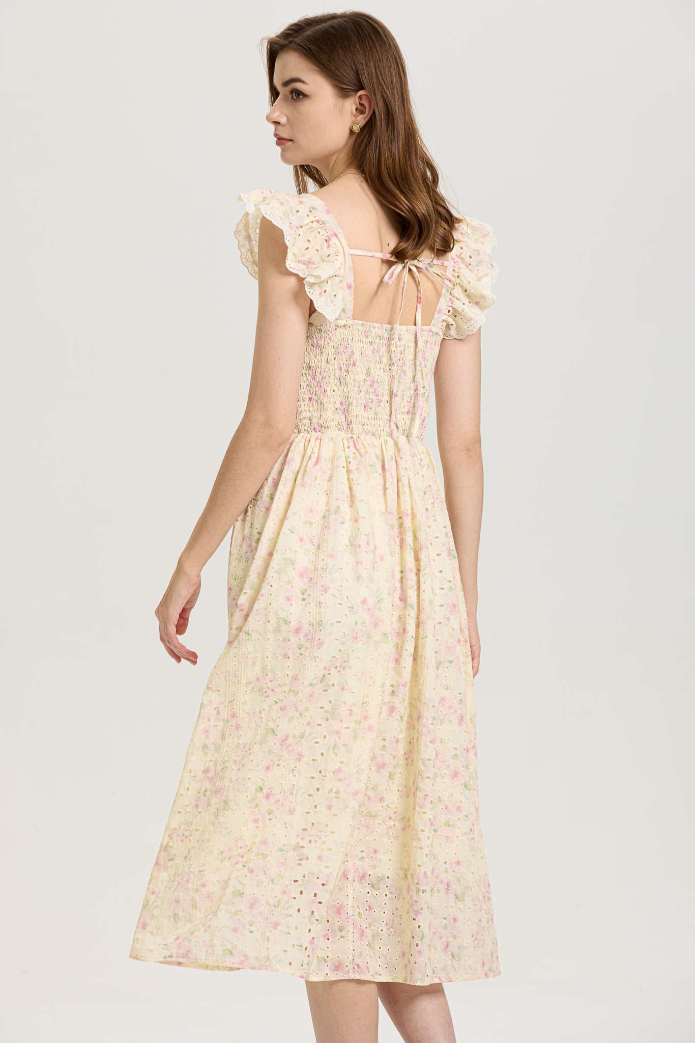 Whimsical Embroidered Lace Sundress (2S-2M-2L)