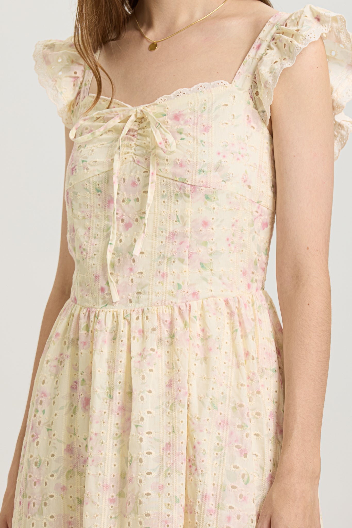 Whimsical Embroidered Lace Sundress (2S-2M-2L)