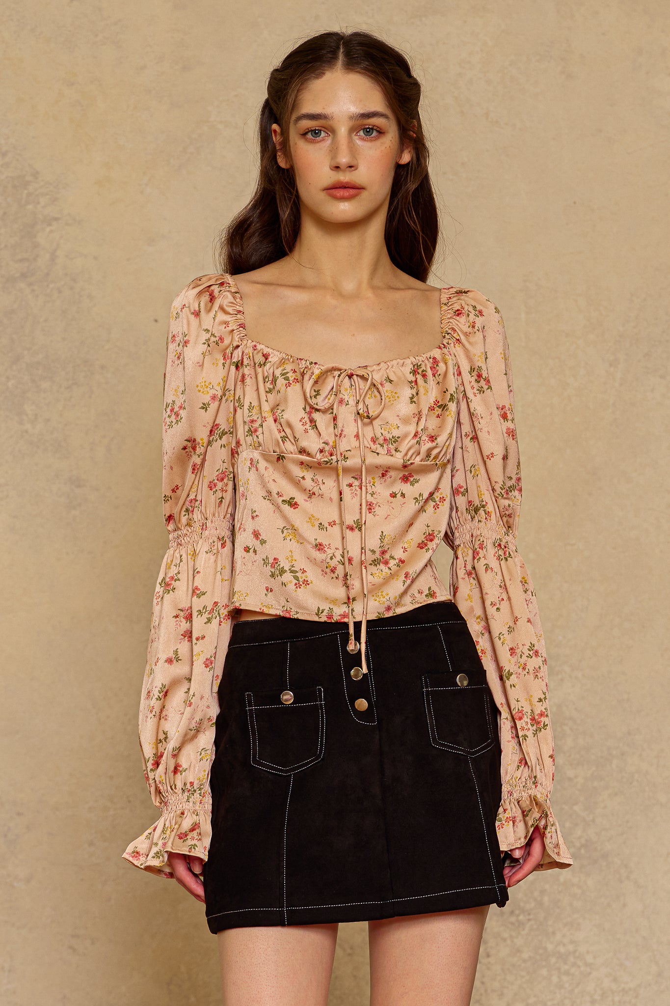 RP2302 - Peach Blossom Top (2S-2M-2L)