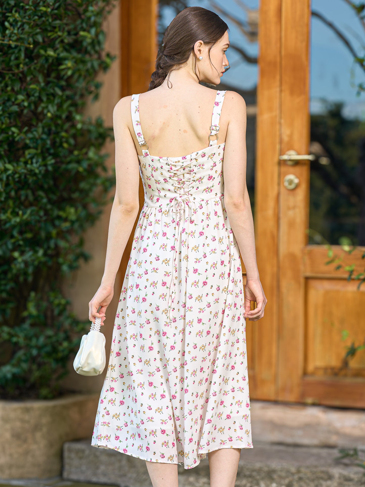 Cottage Charm Floral Midi Sundress (2S-2M-2L)