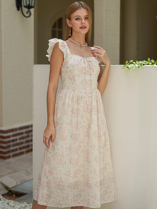 Whimsical Embroidered Lace Sundress (2S-2M-2L)