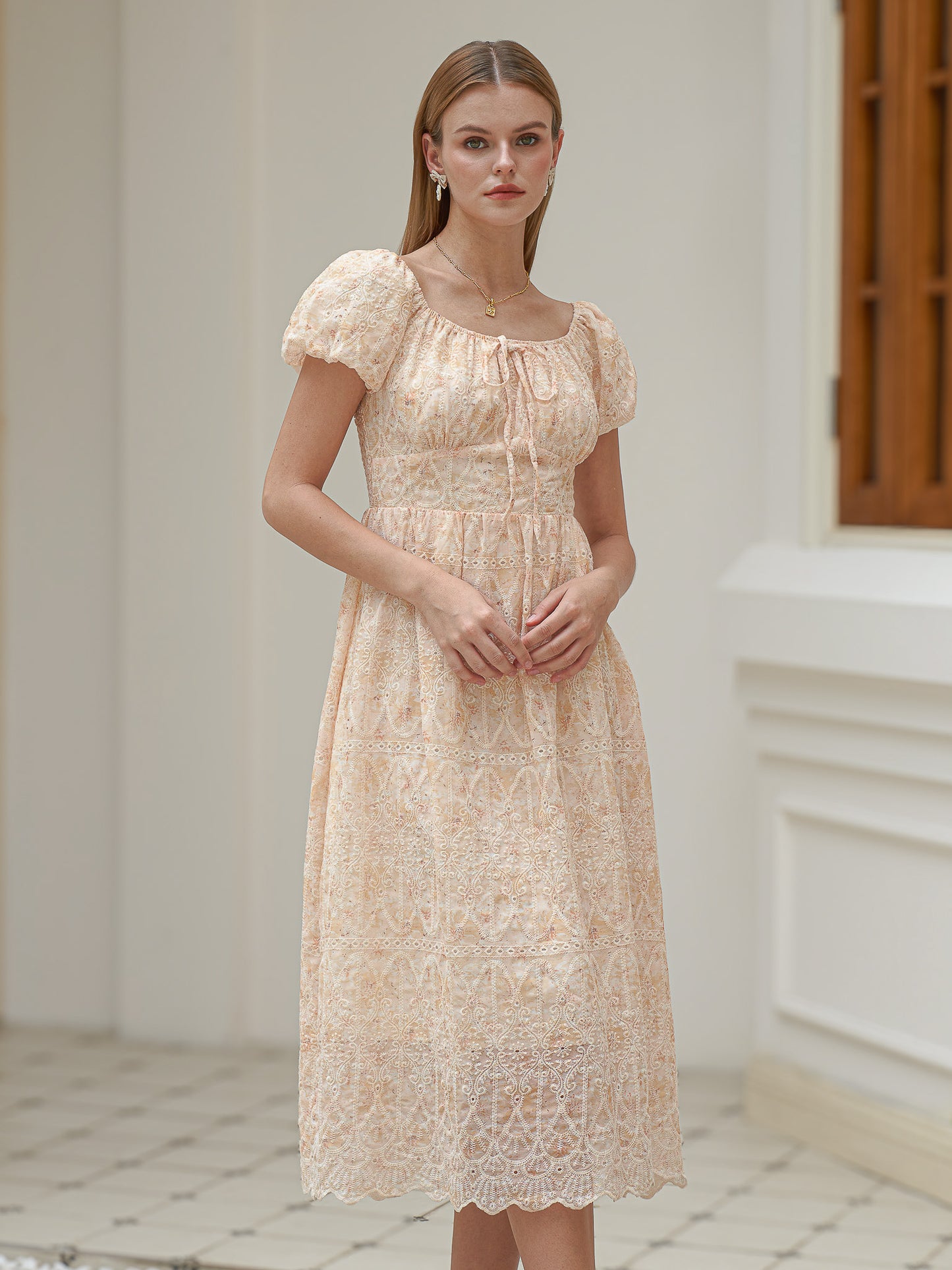 Whisper of Lace Midi Dress (2S-2M-2L)