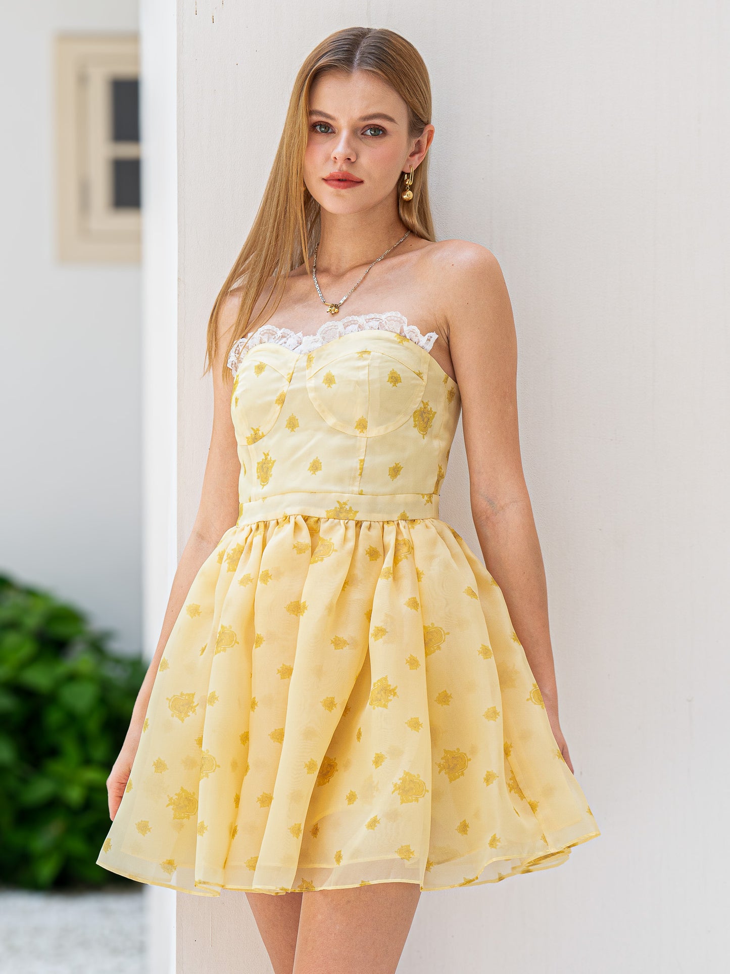 Sunshine Charm Strapless Dress (2S-2M-2L)