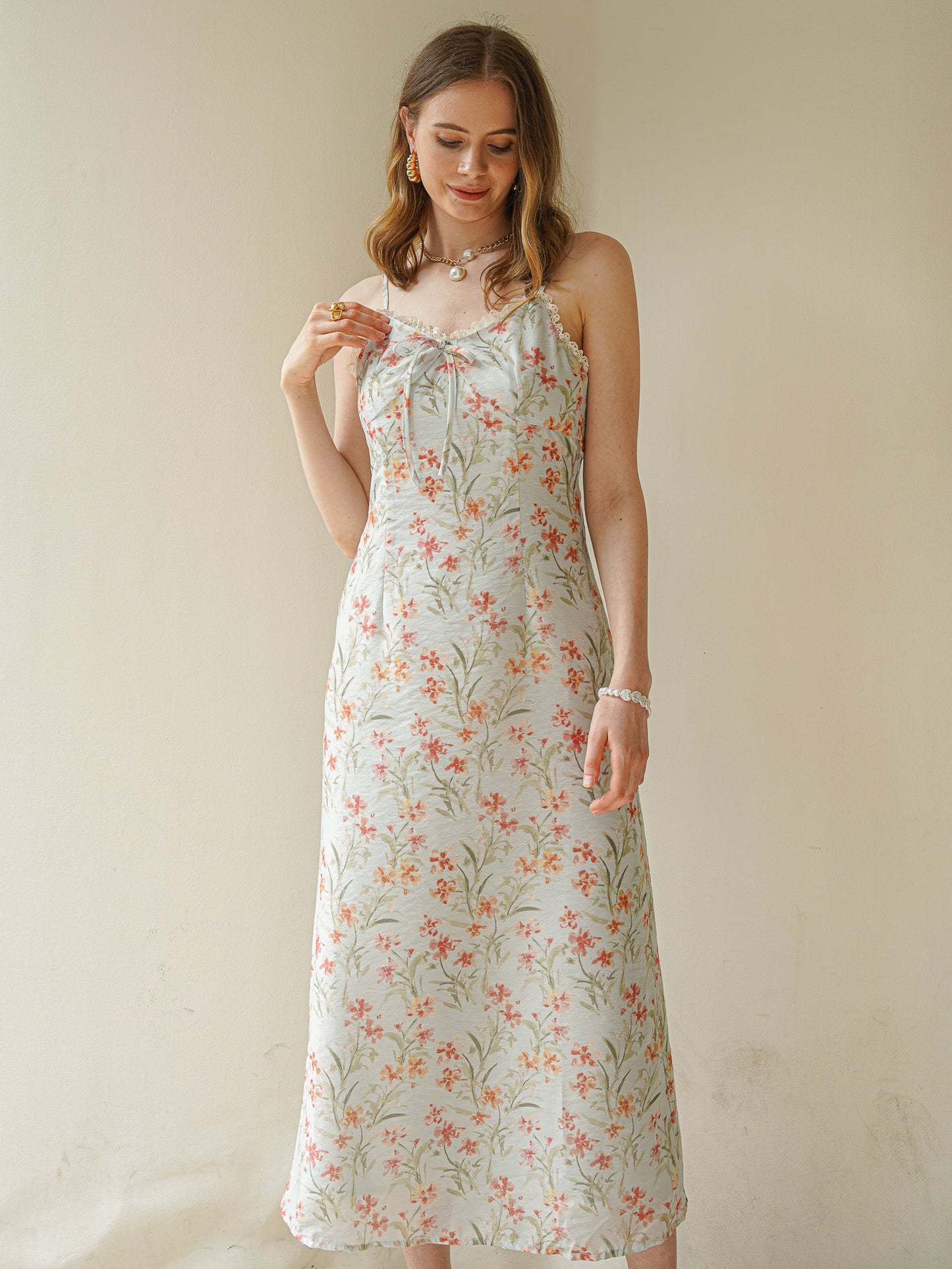 Serene Bloom Maxi Dress (2S-2M-2L)