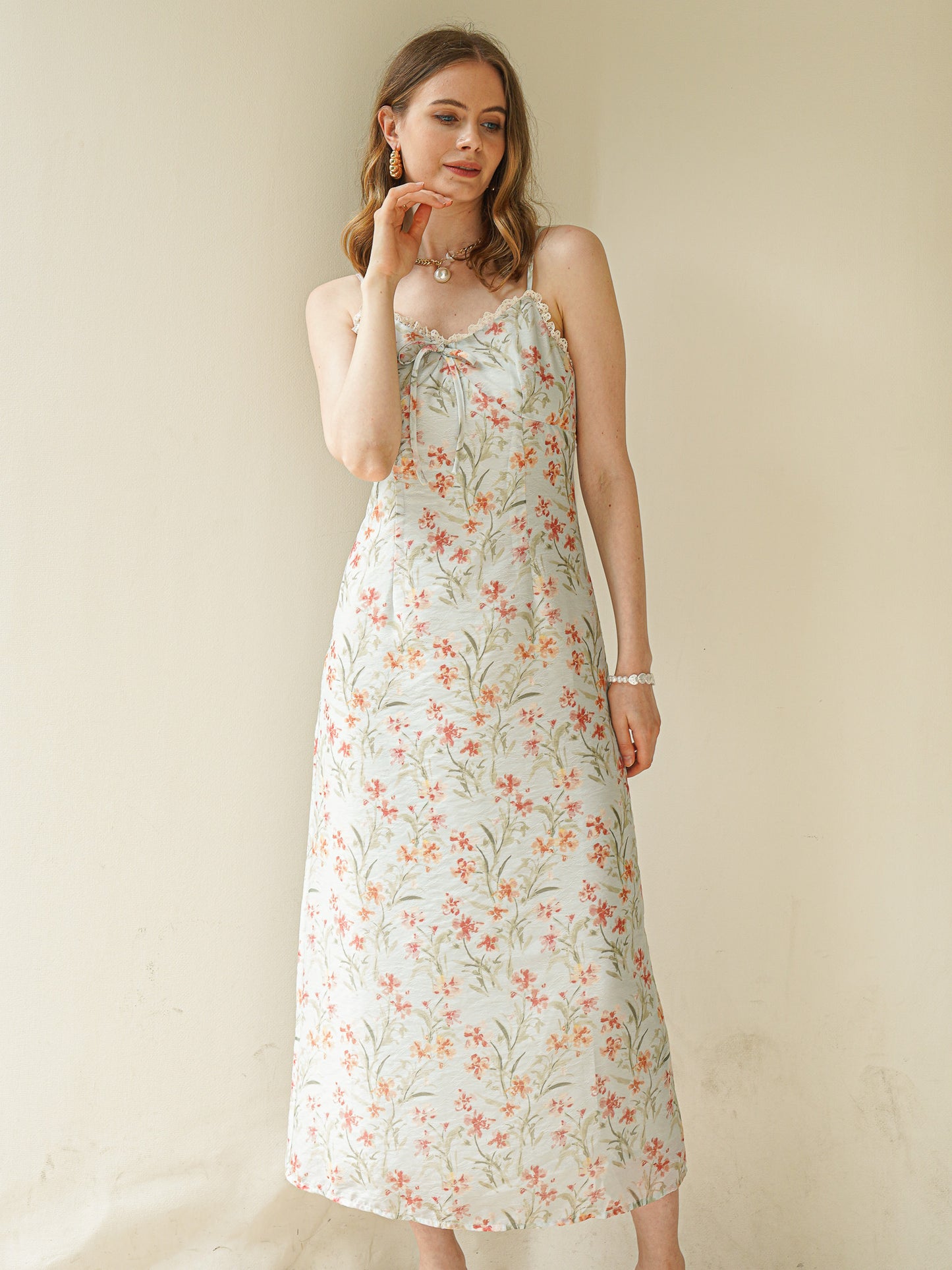 Serene Bloom Maxi Dress (2S-2M-2L)