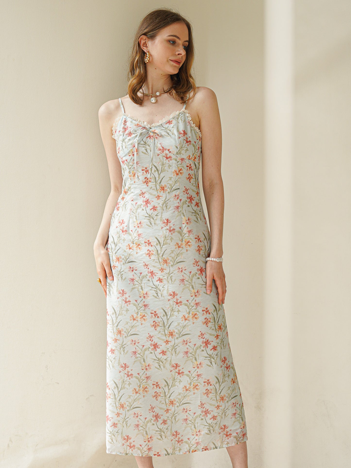 Serene Bloom Maxi Dress (2S-2M-2L)