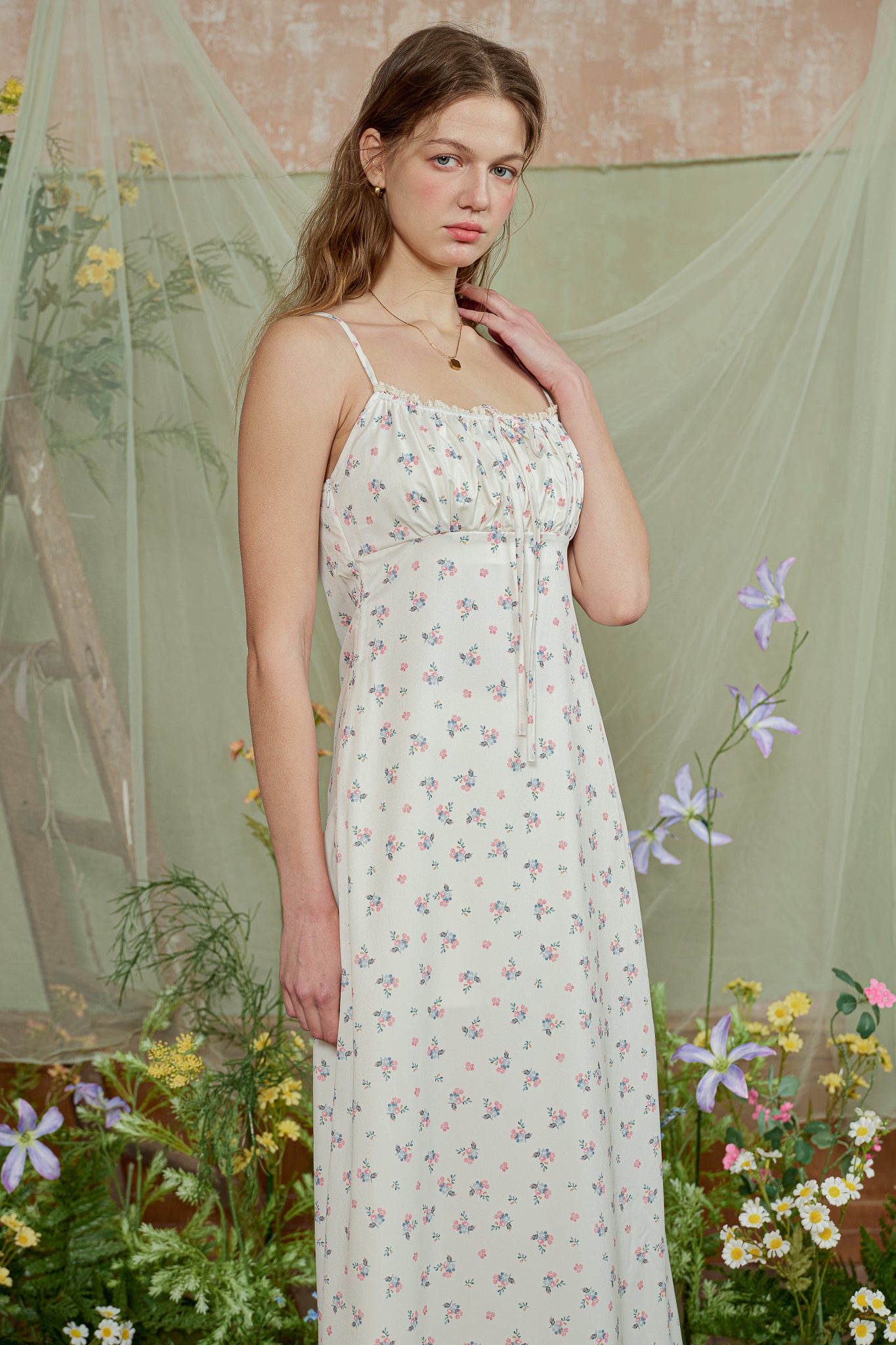 RP2827 - Sunday Picnic Floral Maxi Dress (2S-2M-2L)