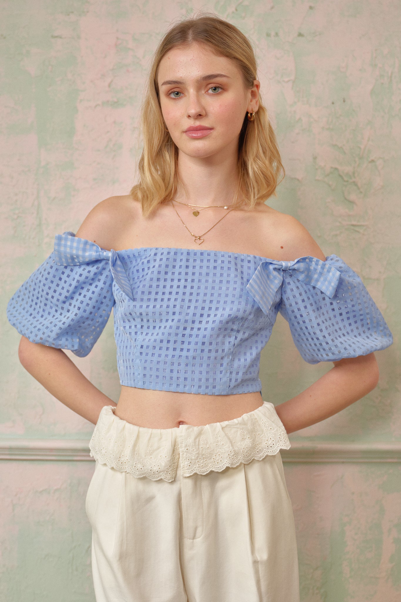 RP2743 - Sweet Summer Sky Off-Shoulder Top (2S-2M-2L)