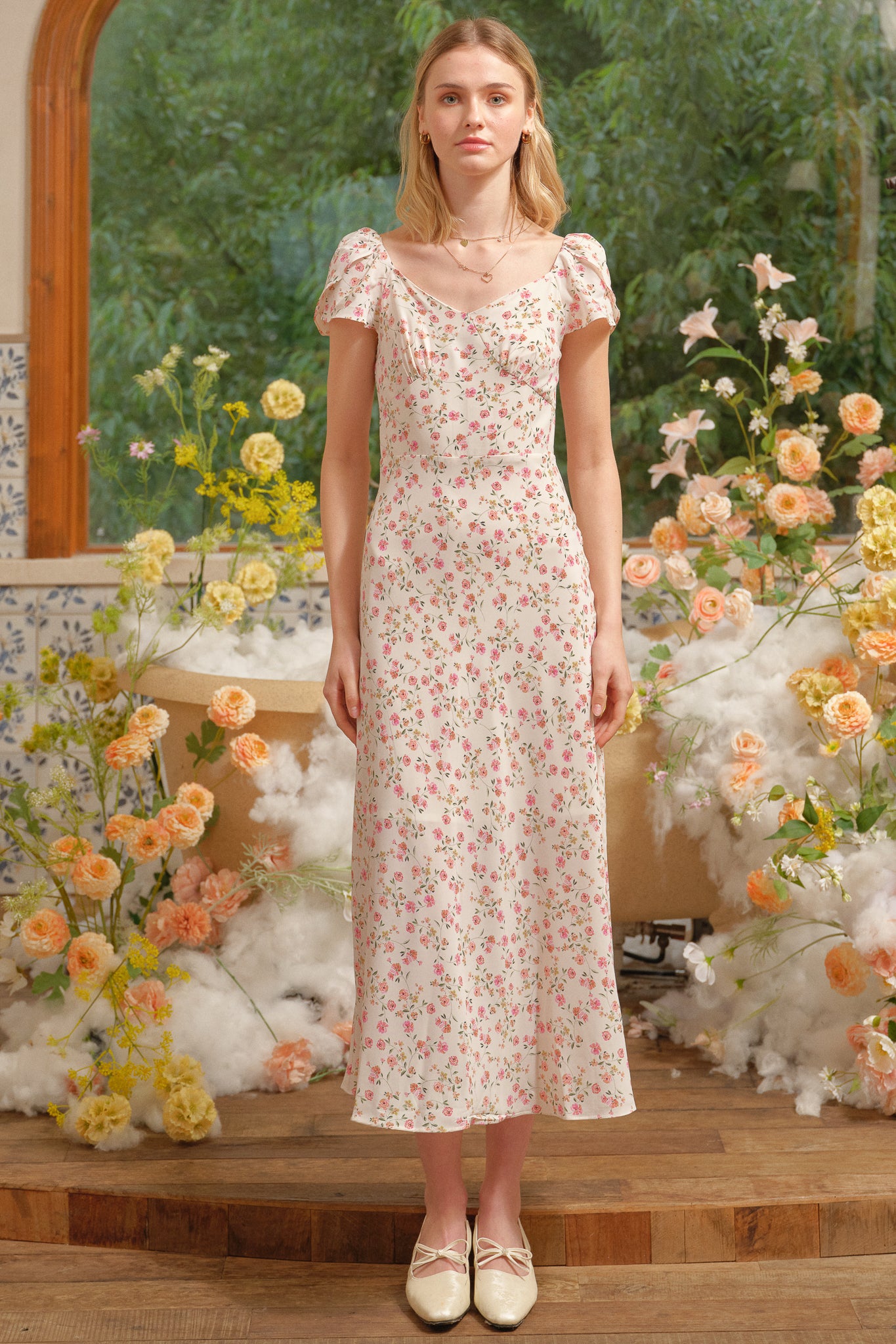 RP2717 - Rose Garden Midi Dress (2S-2M-2L)