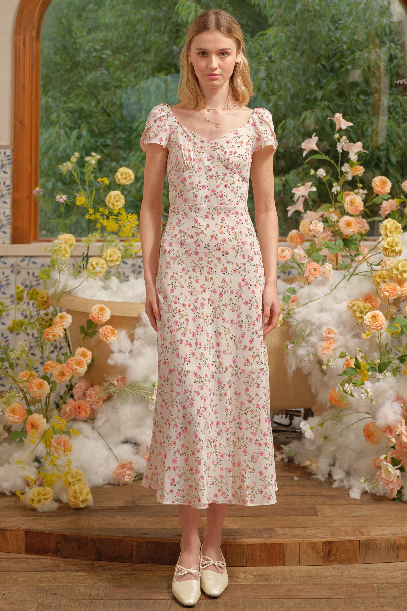 RP2717 - Rose Garden Midi Dress (2S-2M-2L)