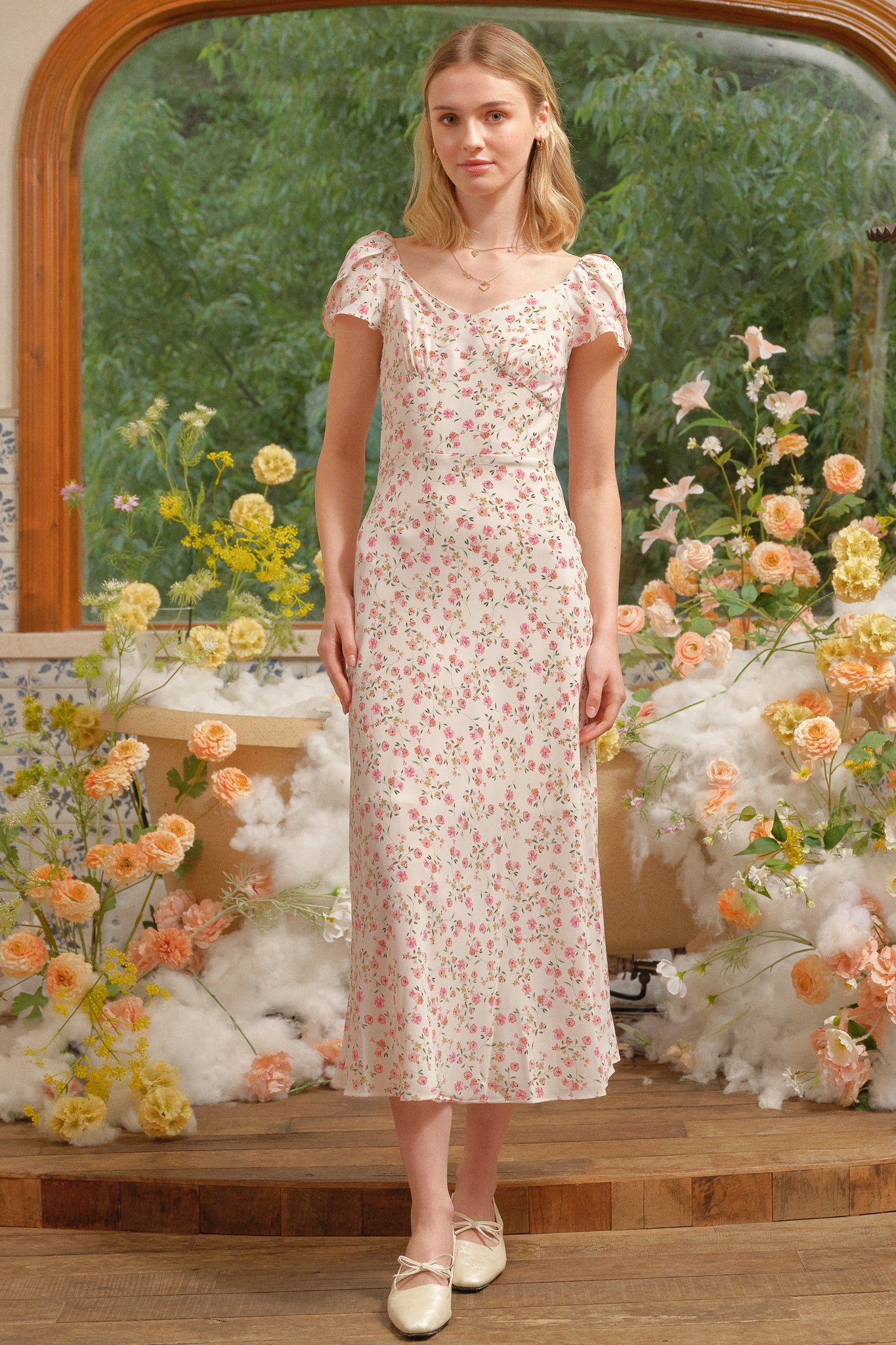 RP2717 - Rose Garden Midi Dress (2S-2M-2L)