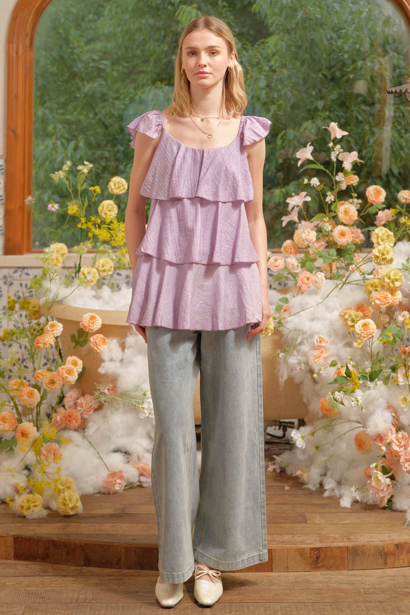 RP2719 - Lavender Cascade Layered Top (2S-2M-2L)