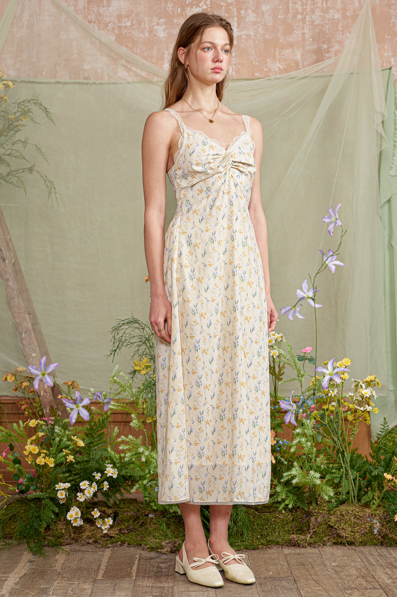 RP2771 - Wildflower Satin Maxi Dress (2S-2M-2L)
